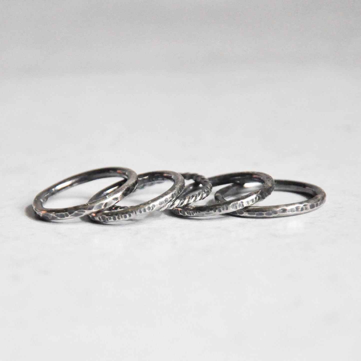 Silver Stackable Rings