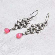 Load image into Gallery viewer, Pink Chalcedony Earrings