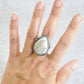 Agate Teardrop Ring No. 2 • Size 8 US