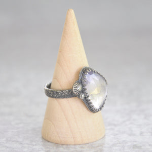 Amethyst Faceted Ring No. 1 • Size 8 US