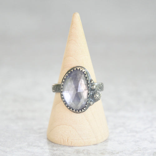 Amethyst Faceted Ring No. 2 • Size 8 US