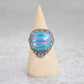 Blue Aura Opal Ring - Size 6 US