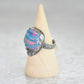 Blue Aura Opal Ring - Size 6 US