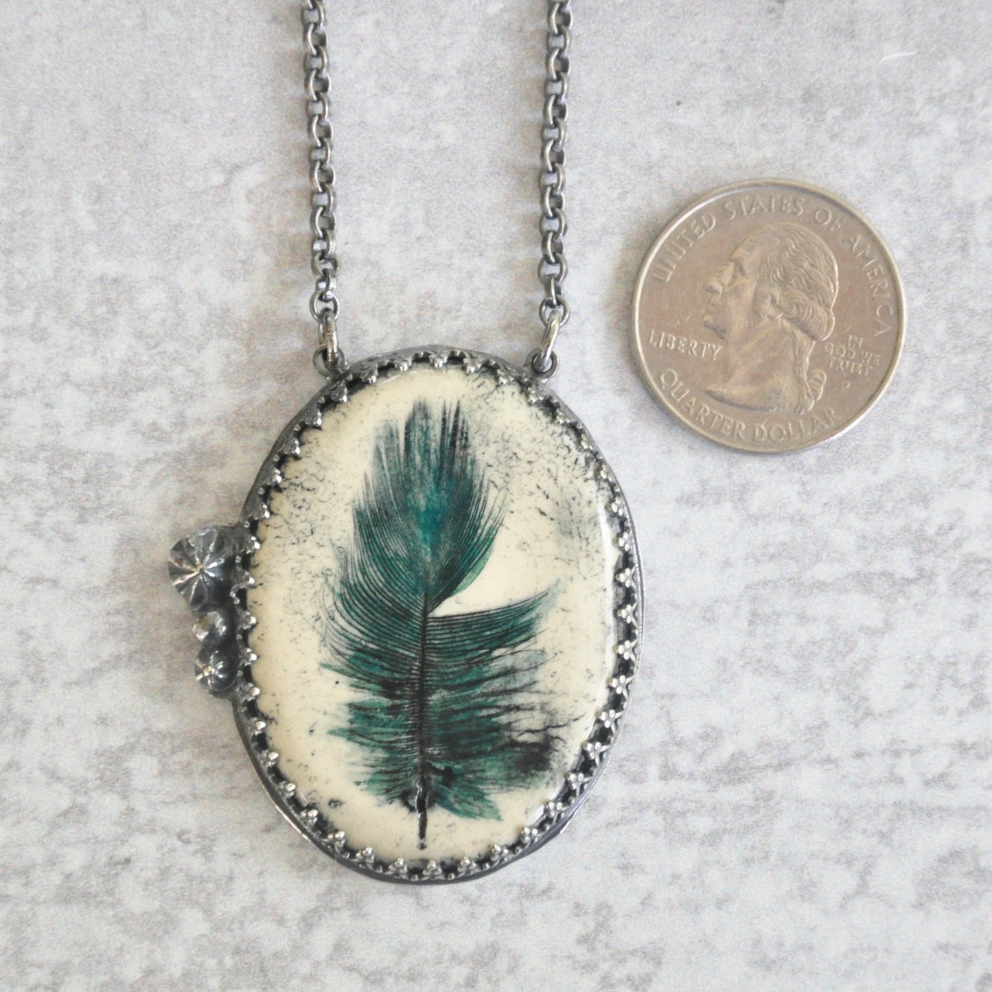 Feather Pendant No. 4