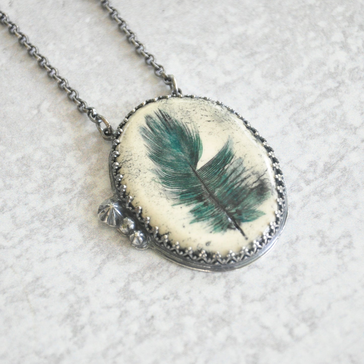 Feather Pendant No. 4