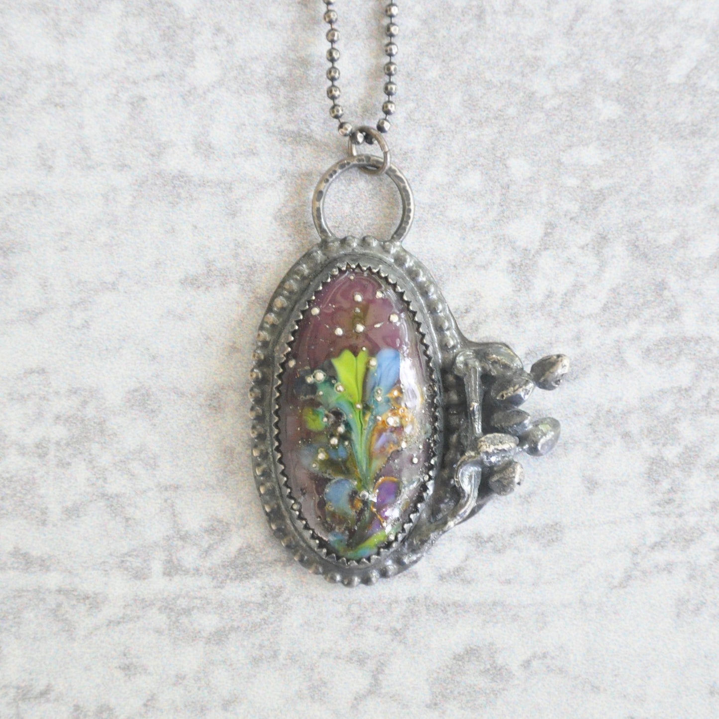 Glass + Succulent Pendant No. 2