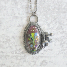 Load image into Gallery viewer, Glass + Succulent Pendant No. 2