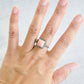 Pink Opal Faceted Square Ring No. 1  • Size 7 US