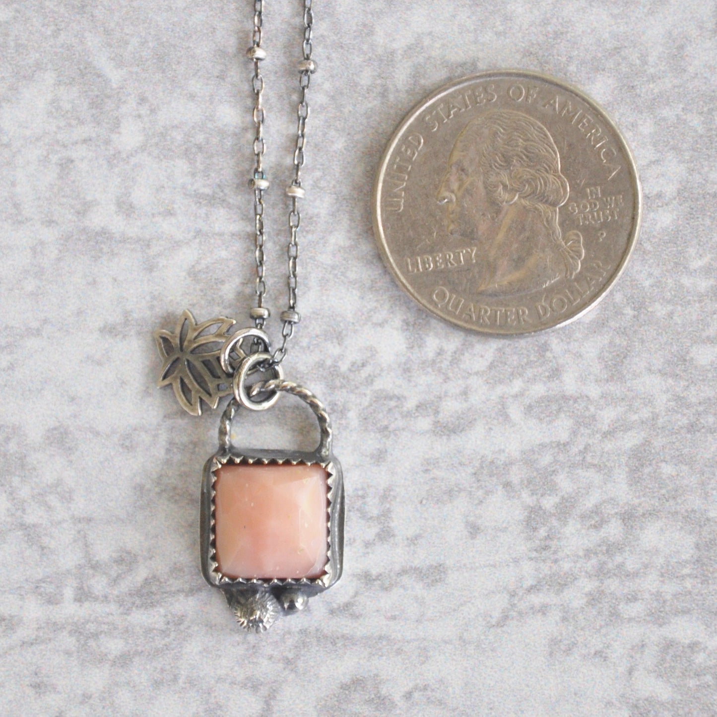 Pink Opal Necklace