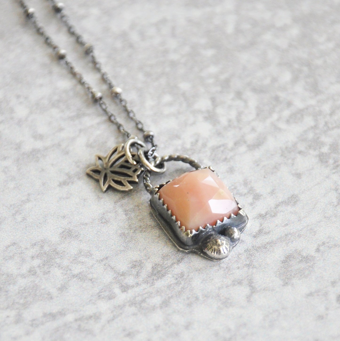 Pink Opal Necklace