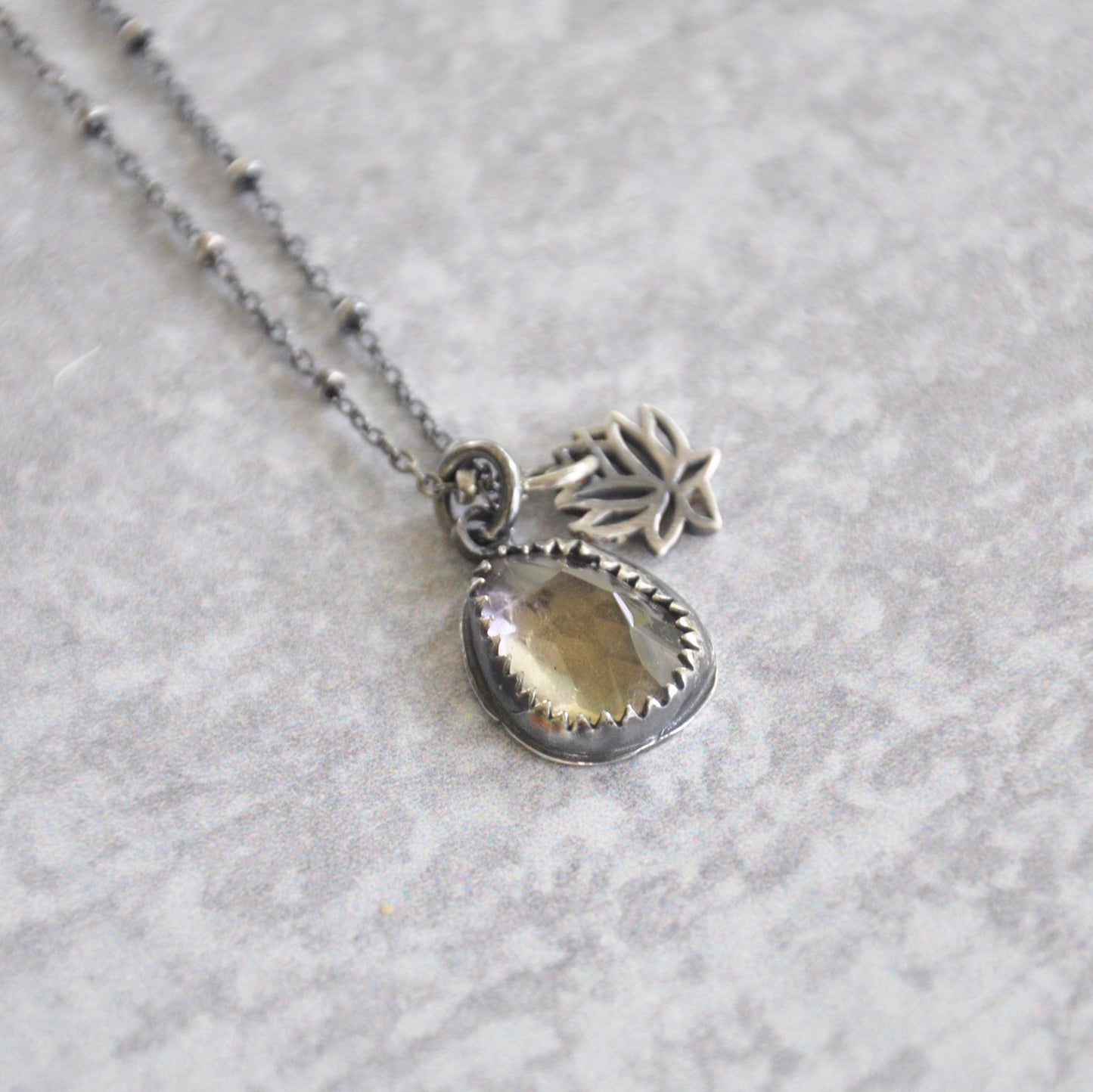 Reticulated Quartz Necklace No. 2