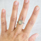 Reticulated Quartz Ring • Size 7.5 US