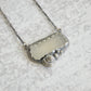 White Sea Glass Pendant No. 2