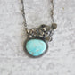 Turquoise + Succulent Pendant No. 1