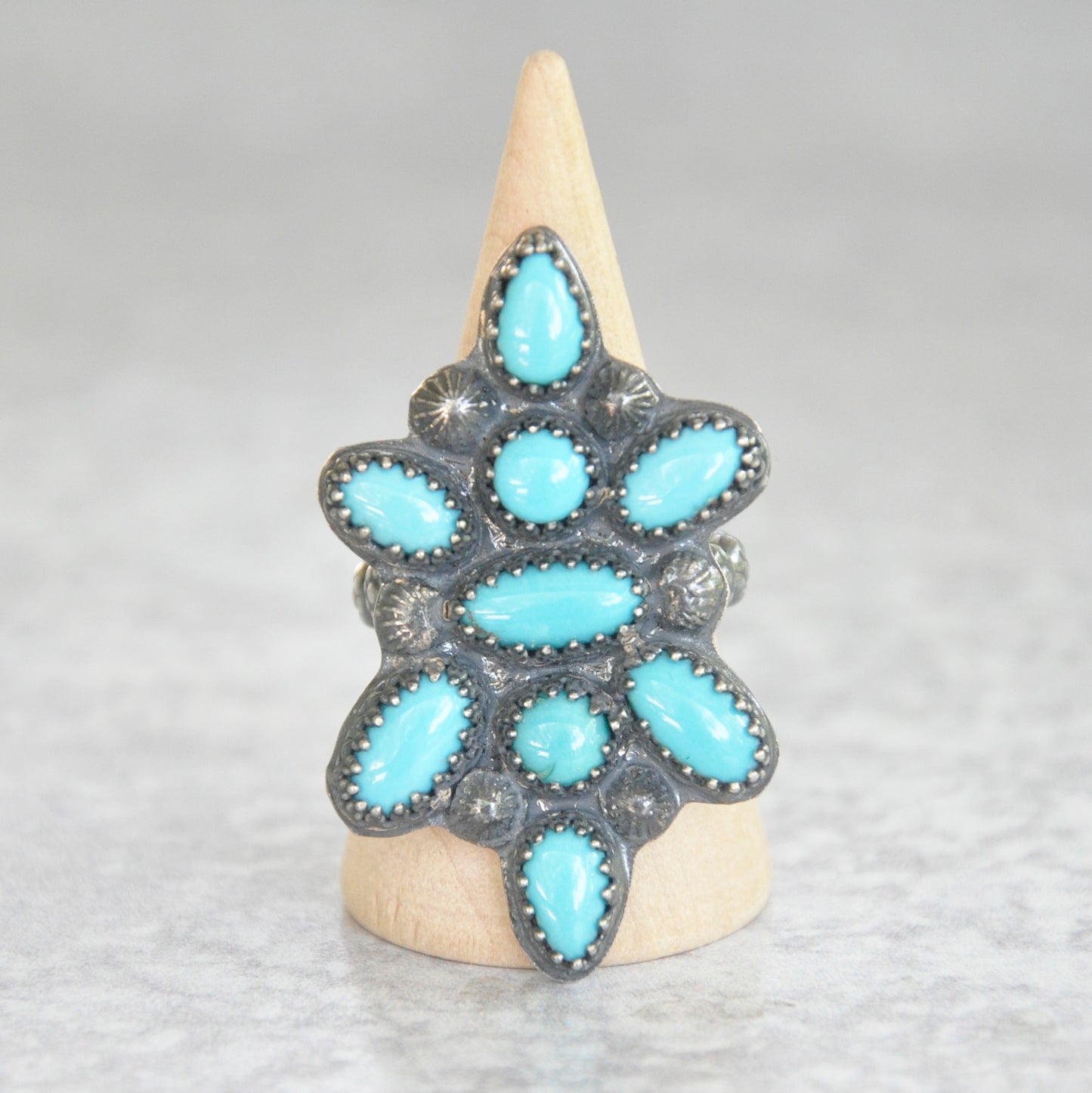 Southwest Turquoise Ring  No. 2 • Size 8 US