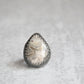 Agate Teardrop Ring No. 1 • Size 8 US