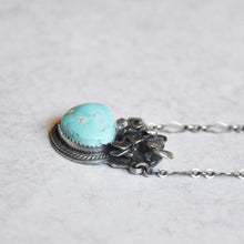 Load image into Gallery viewer, Turquoise + Succulent Pendant No. 1