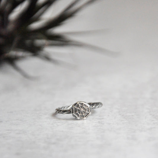 Spider Web Stackable Ring