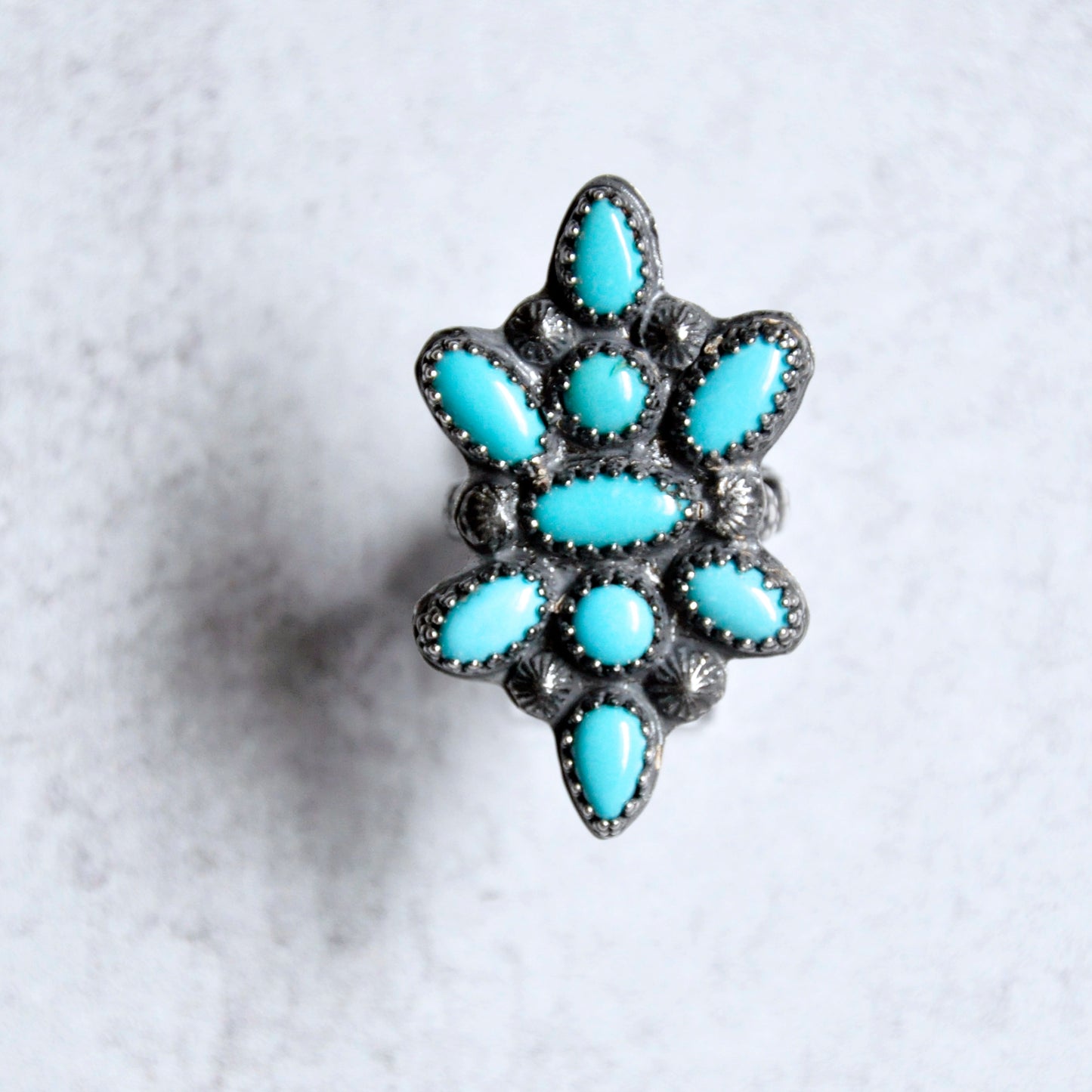 Southwest Turquoise Ring  No. 2 • Size 8 US