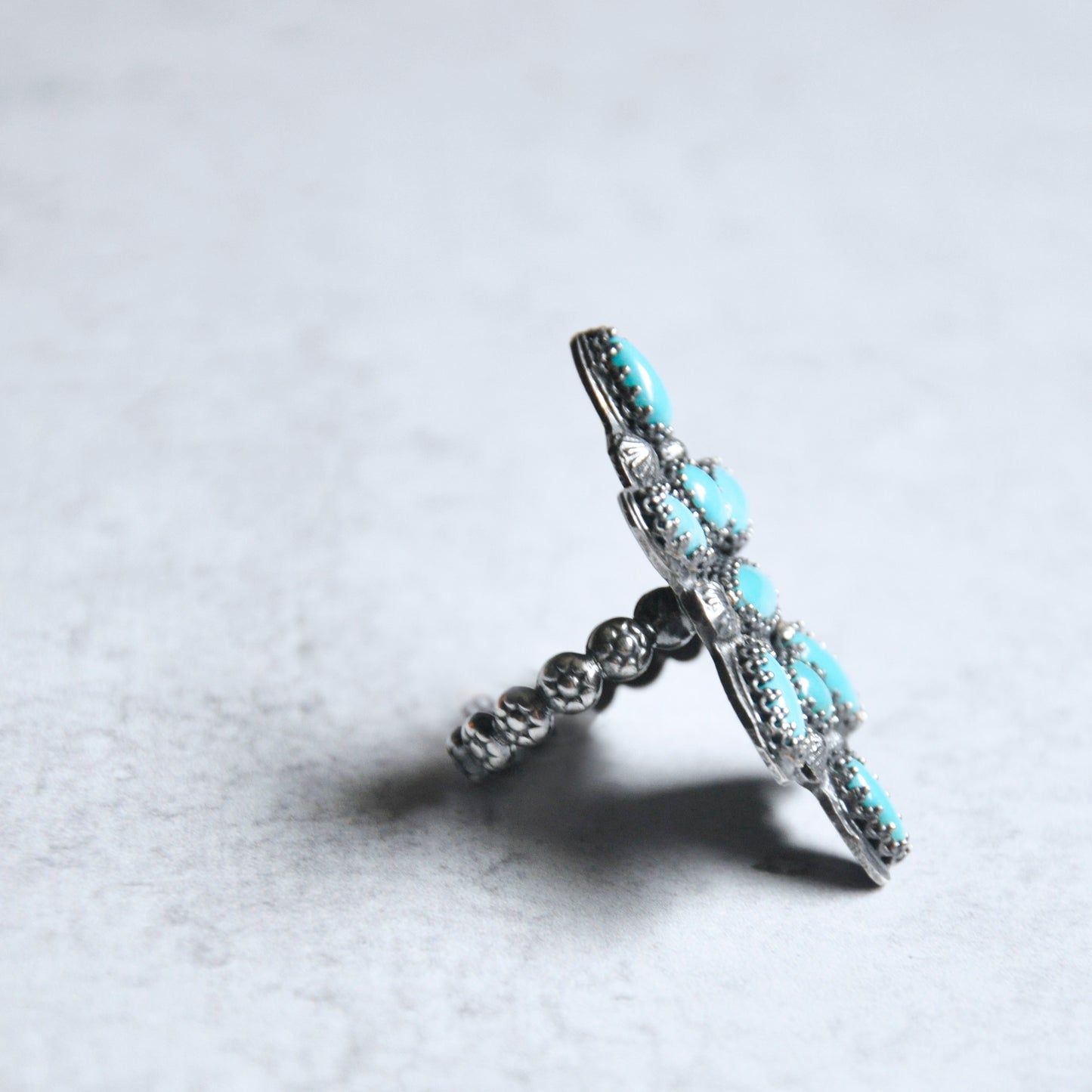 Southwest Turquoise Ring  No. 2 • Size 8 US